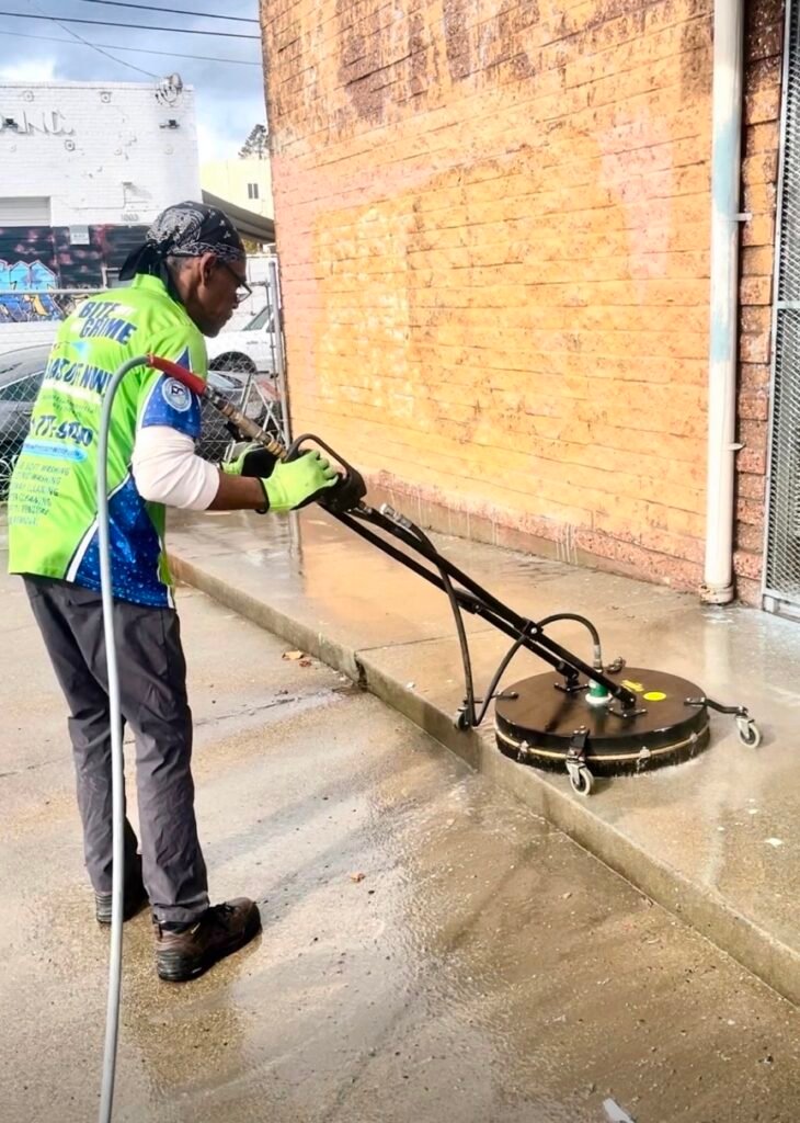 Blast Off Now pressure washing work
